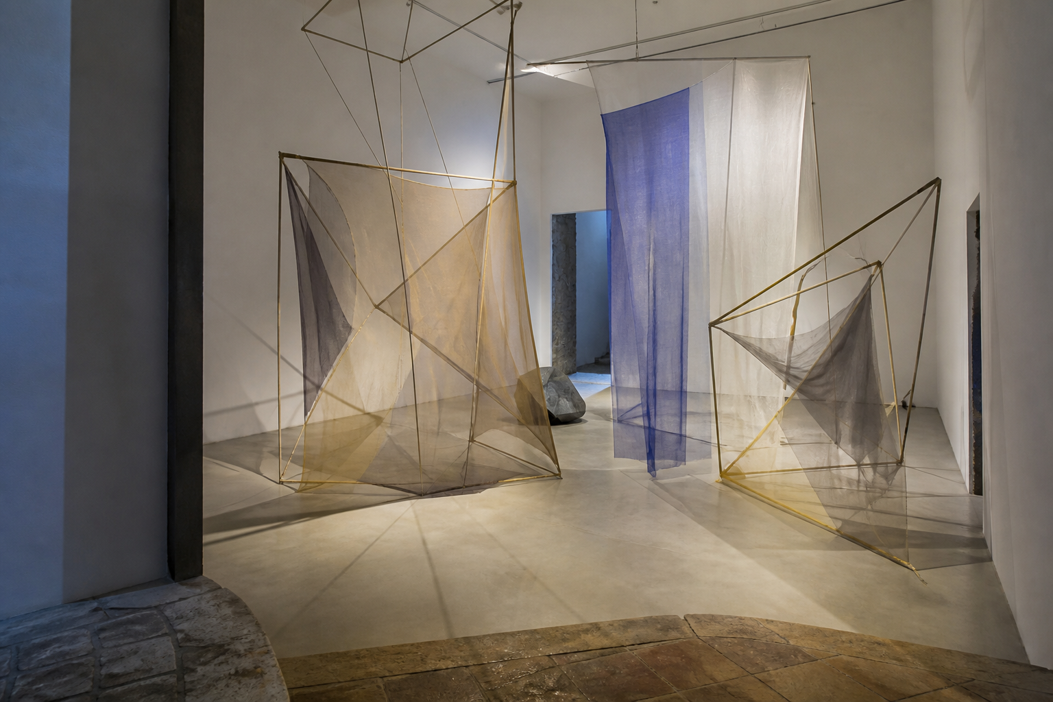 Art installation in gallery space